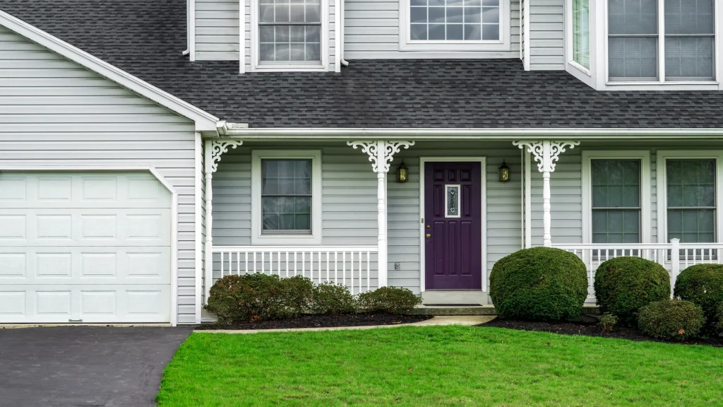 House Exterior – Showcasing Roof, Windows, and Door.